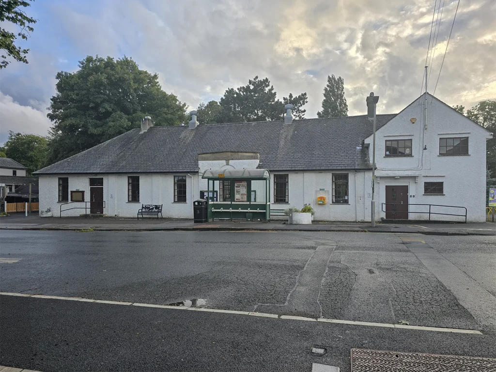 Slyne with Hest Memorial Hall, home of St Martins Junior Karate Club