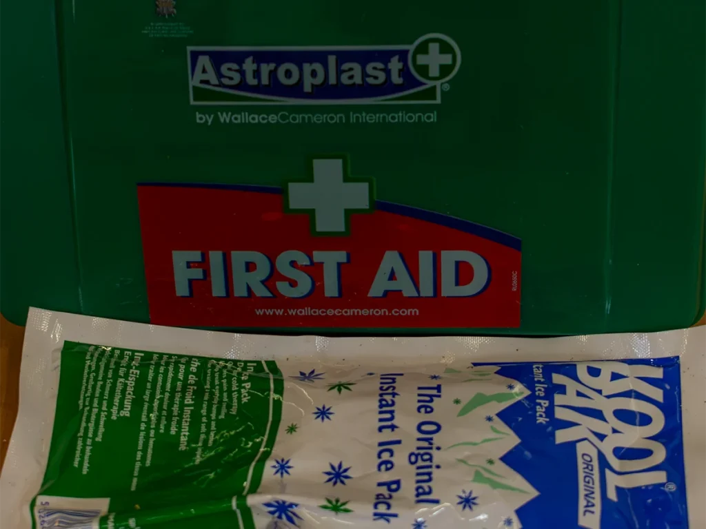 First aid kit available for St Martins Junior Karate Club
