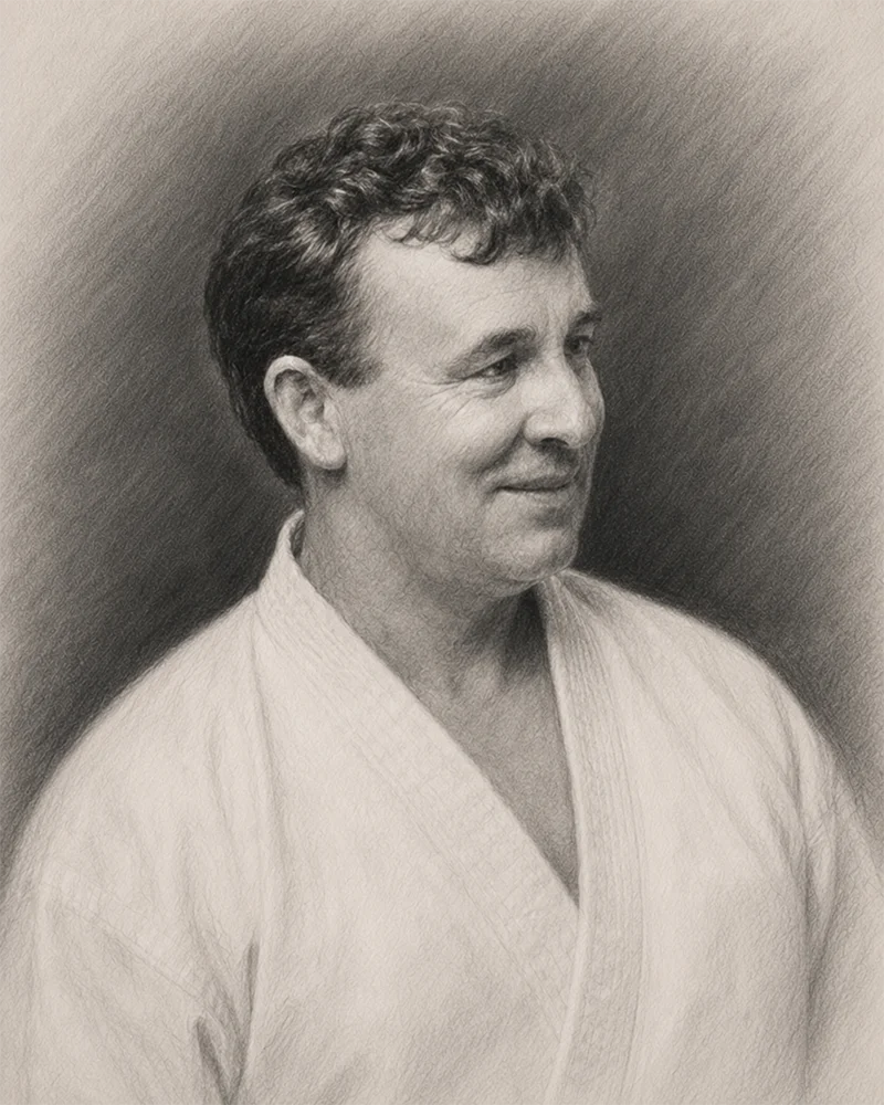 Sensei Jack Parker, founder of St Martins Junior Karate Club